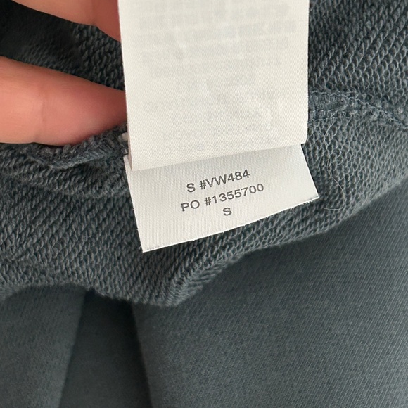 Vouri women size S Sedona sweatshirt boyfriend sweatpants set French terry blue - Picture 13 of 13